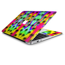 Skin Wrap for Macbook Air 11 inch Rainbow Palm Tree