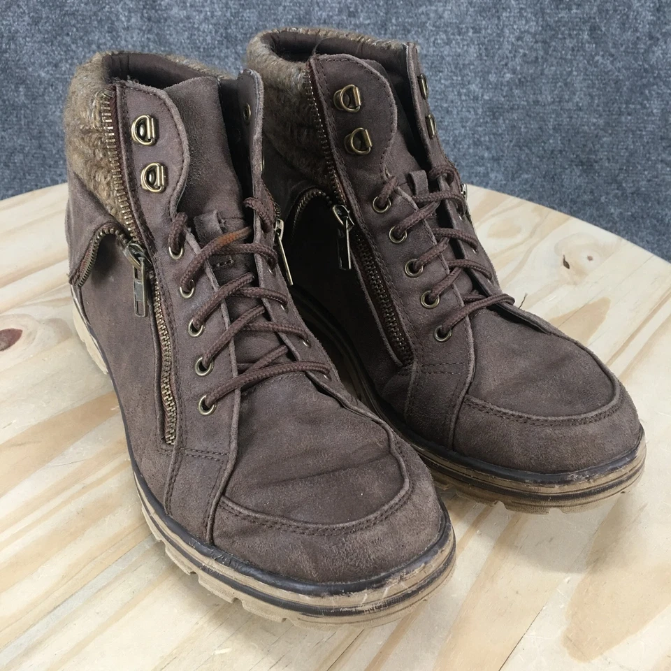 Botas de Montaña Cliffs by White para Mujer 11M Marrón Kearny Con Cordones al Tobillo C253352 Foto 3 de 4