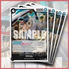 ONE PIECE TCG: Shiryu OP10-086 Rare x4 Royal Blood