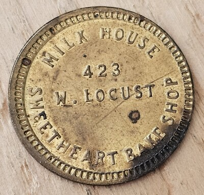 #ad #ad Dubuque Iowa Trade Token Milk House 20 Checks Good For 1 2 Gallon Ice Cream $9.99