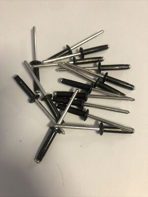 Thin Black Aluminium Split Rivets x 15 | eBay Australia
