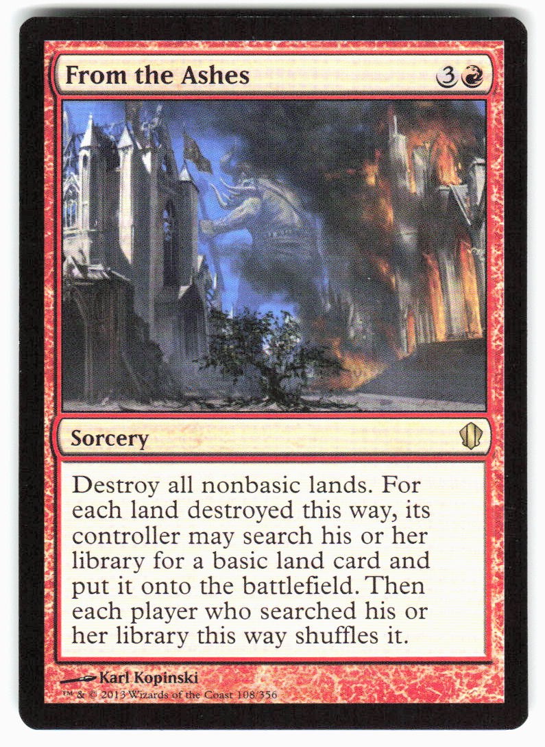 From the Ashes R Commander 2013 108 NM