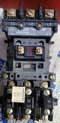 Allen Bradley 509-AOD Size 0 Starter 5 HP 600 VAC CB236 120v Coil  TESTED S713