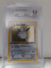1999 Pokemon Jungle TCG Wigglytuff 1st Edition 16/64 Holo Rare CGC 8.5 NM/Mint +