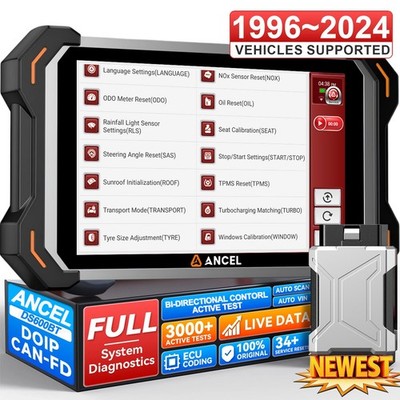 ANCEL DS600BT Profi OBD2 Diagnosegerät ALLE System 35 Reset ECU Coding Scanner