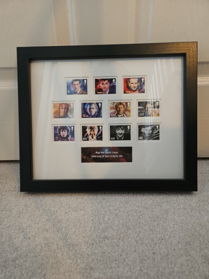 Doctor Who 50th Anniversary the Eleven Doctors Royal Mail Framed Stamps Set 