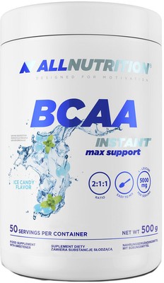 Allnutrition BCAA Instant Max Support, 500 g Dose, Orange