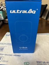 Ultraloq U-BOLT-SN Silver Black U-Bolt Bluetooth Keypad Smart Deadbolt