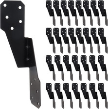 30-Pack Heavy Duty Black Hurricane Ties Straps for Wood Rafters & Joists