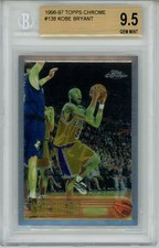 1996-97 Topps Chrome - Kobe Bryant #138 (RC) Rookie BGS 9.5