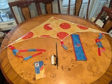   NEW Dominos Pizza Pepperoni Nylon Wind Kite Large 57"x27" Gift 2023