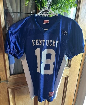 University Of Kentucky Wildcats Football Jersey Youth Large - Image 1 of 4