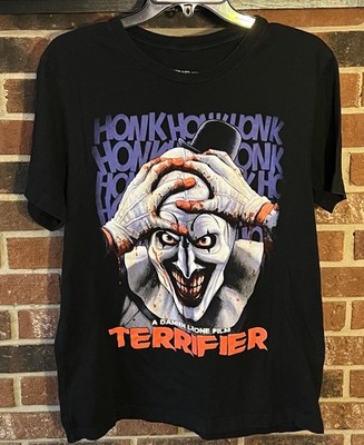 Terrifier Art The Clown Shirt Mens Large Tee Terror Threads Honk Honk Joker Pose