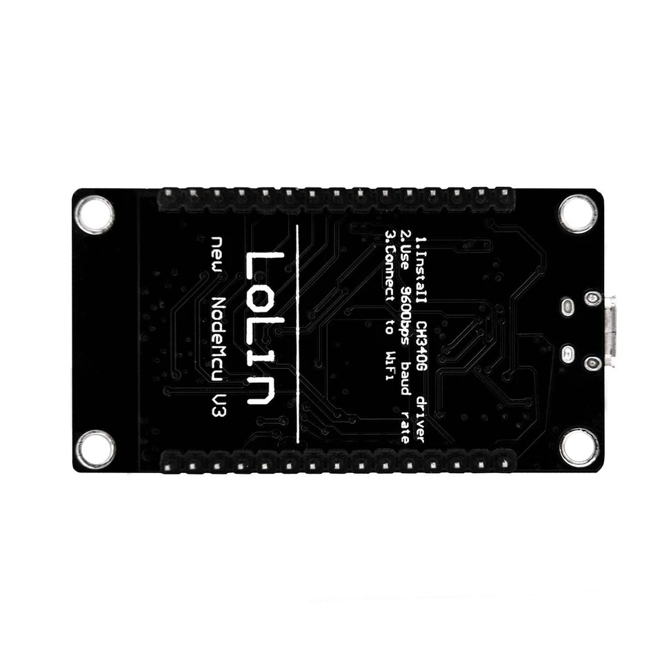 CH340 V3 ESP8266 NodeMCU Arduino kompatibel Lua Lolin WLAN Micro WiFi ESP-12 F - Bild 4 von 4