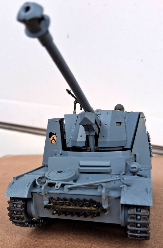 1/35 built German WWII Marder-II self propelled gun Panzer II tank - XLVI