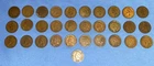 US Indian Head Penny Lot 31 Pennies Coins 1869-1909