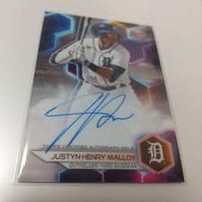 JUSTYN-HENRY MALLOY Rookie RC Autographed WBC Card