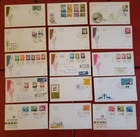 Israel 1965-1979 - FDC lot 02 - stamps - 33 covers - only $0.01 - only postage