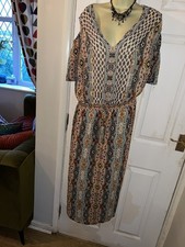 Ladies clothes together classy  chiffon Dress Size 32 special occasion  bnwt