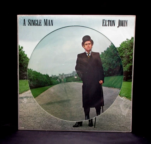 Elton John A SINGLE MAN, 12" Picture Disc, MCA PROMO ONLY (1978) Factory Sealed