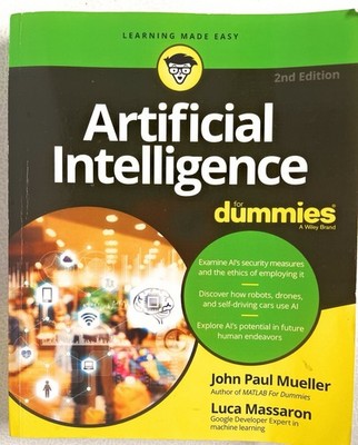Artificial Intelligence For Dummies (2022 tpb VG) Mueller & Massaron