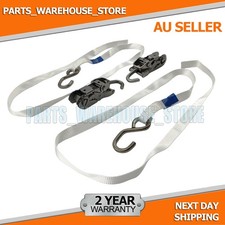 2x Ratchet Tie Down Straps Set for Boat 304 Stainless Steel Boat Straps NEW