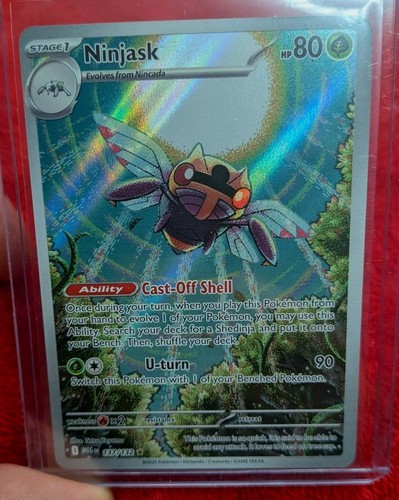 Ninjask 137/132 Pokémon TCG Me01 Mega Evolution Base Illustration Rare (MINT)