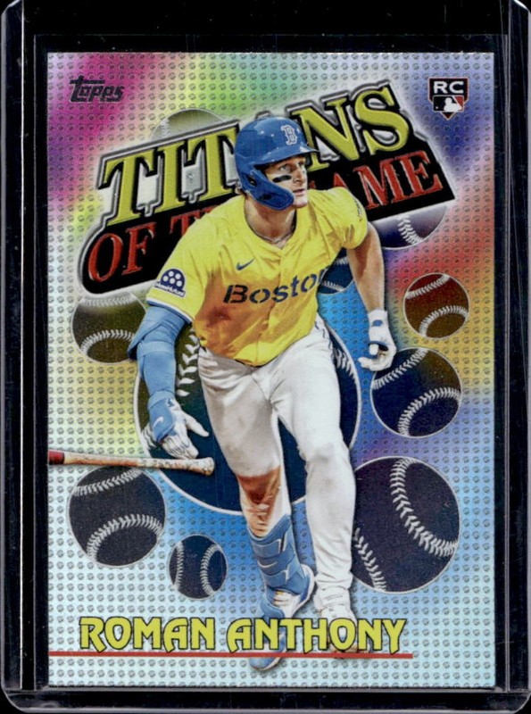 2026 Topps Roman Anthony Titans Of The Game RC Rookie #TOG-9 Red Sox