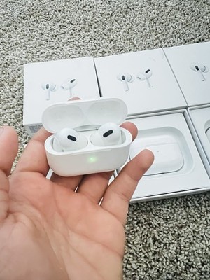 Apple AirPods Pro Wireless Bluetooth In-Ear Earbuds with MagSafe Charging Case