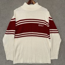 Southpole Sweater Mens XL Red Striped Y2K Ribbed 2000s Hip Hop Knitted Vtg