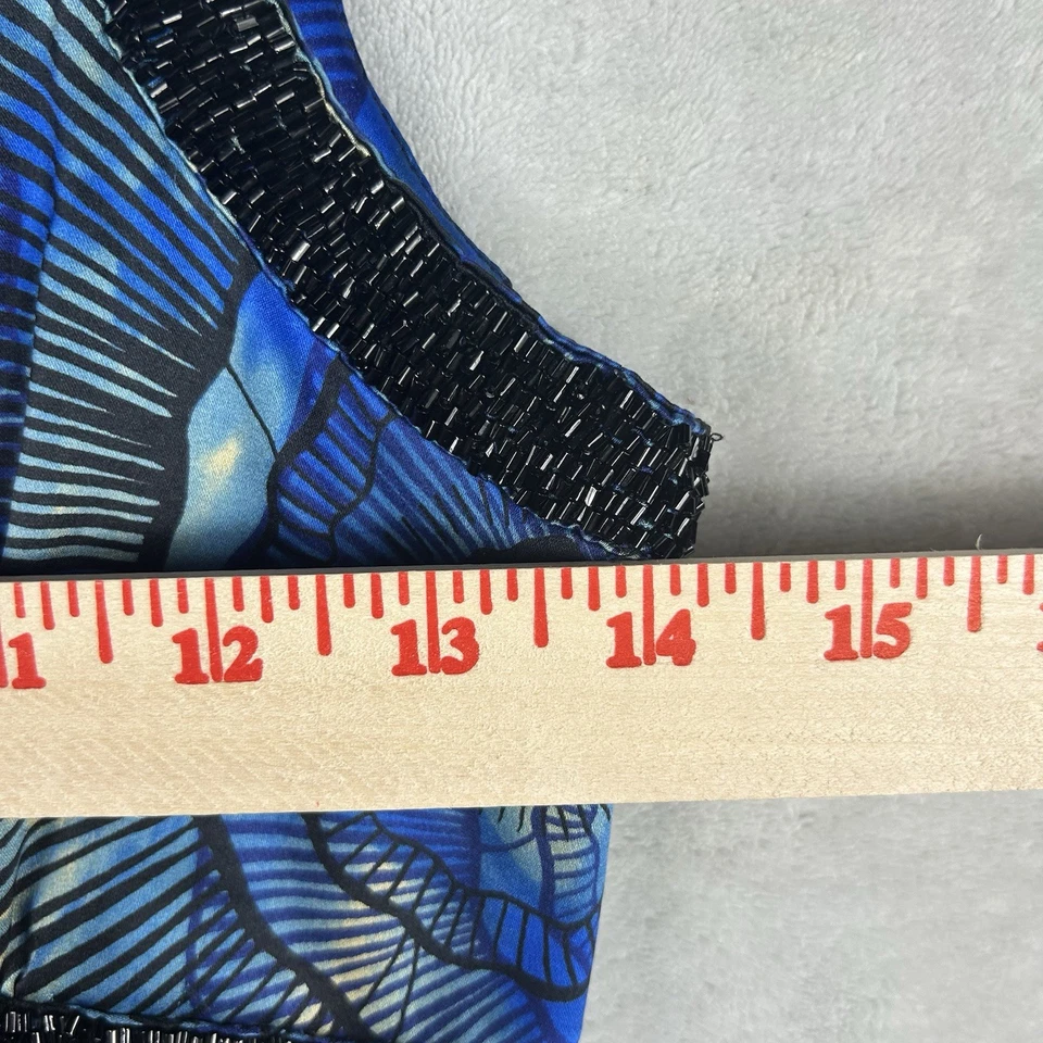 Y2K Marciano Dress XS Blue Silk Maxi Wedding Elegant Event Evening Vintage - Image 2 of 4