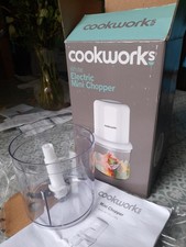 Food container and blade only for Cookworks Electric Mini Chopper (white)