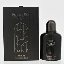 Club De Nuit Private Key To My Dreams for Men 3.4 Oz Extrait De Parfum Spray Box