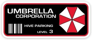 Umbrella Corporation Resident Evil 3 4 5 6 Zombie Self Adhesive Vinyl Sticker