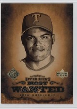 2001 Upper Deck Most Wanted Ivan Rodriguez #MW3 HOF 1n9c
