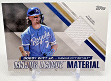 Bobby Witt Jr. 2024 Topps Series 1 - Major League Material #MLM-BW (MEM)