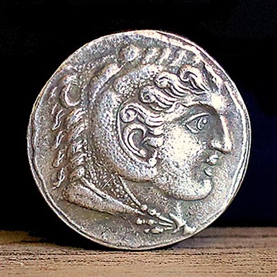 336-323 BC Ancient Greek Coin Alexander The Great - Silver Plated Tetradrachm