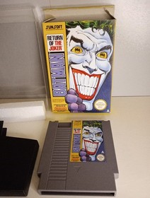 NINTENDO NES SUSNOFT BATMAN RETURN OF THE JOKER BOXED VGC