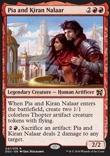 Magic/MTG Pia and Kiran Nalaar DDU-47 Rare Englisch Played