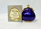 Vtg Helena Rubinstein HEAVEN SENT Solid Perfume Jewelry Purple Kiss Clasp