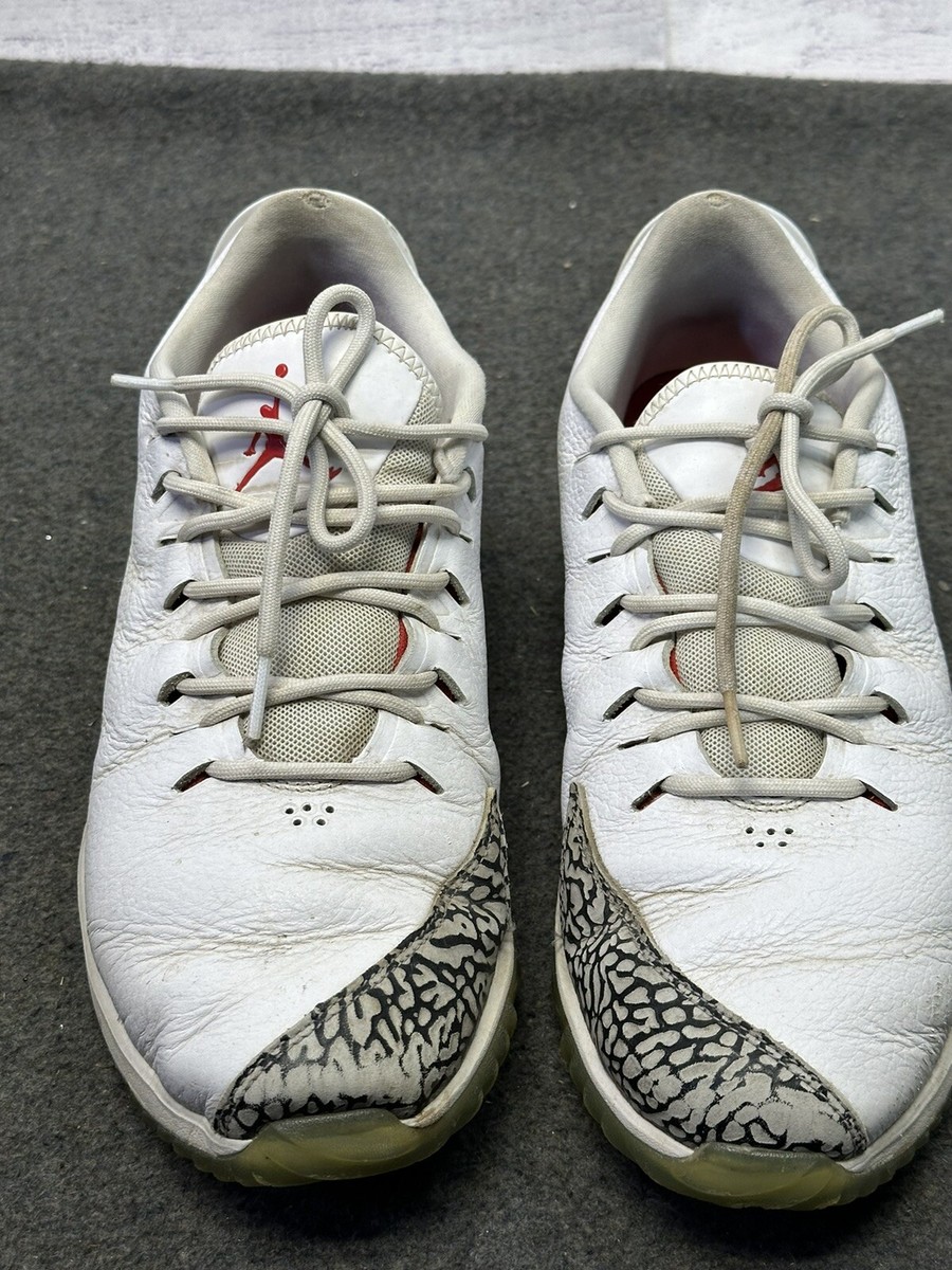 Nike Air Jordan ADG Spikeless Golf Shoes Cement White AR7995