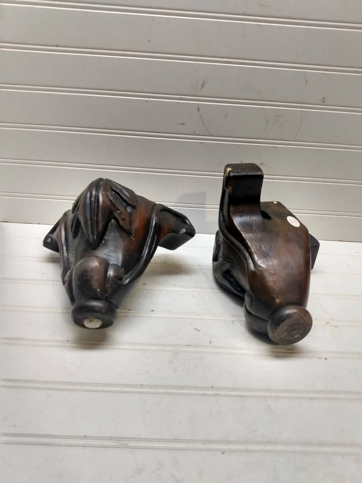 Par de pedestal de pedestal de madera para silla sofá muebles de repuesto de 6,5" Foto 2 de 4