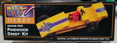 #ad CUB SCOUT DERBY GRAND PRIX PINEWOOD DERBY KIT MODEL CAR ESTATE CLEANOUT FIND $9.99