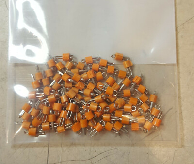 (100 PIECE LOT) TP-104-01-03 PCB MOUNTED ORANGE TEST POINT FOR 0.063 HOLE
