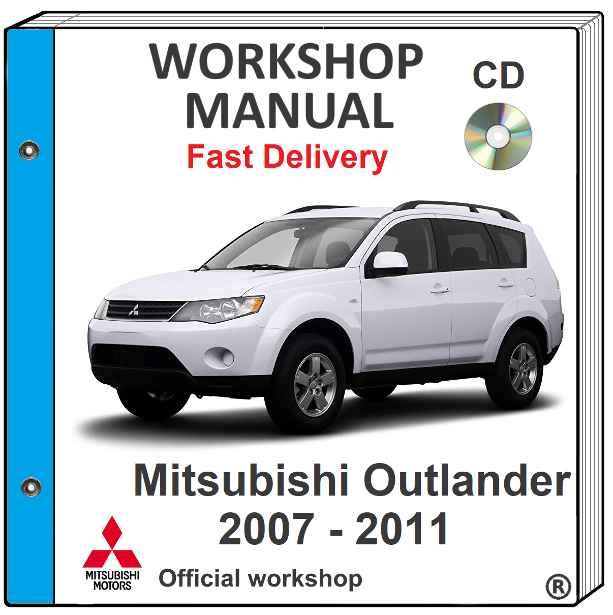 MISTUBISHI OUTLANDER 2007 2008 2009 2010 2011 SERVICE REPAIR