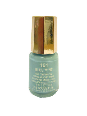 MAVALA 5 ml Mini Nagellack Blue Mint helles Blau Cream Lack 181 Eisblau