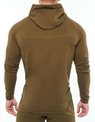 Vert HOMME Sweat à capuche basique qvec poche Coupe régulière 3124498 Vert HOMME Sweat à capuche basique qvec poche Coupe régulière 3124498