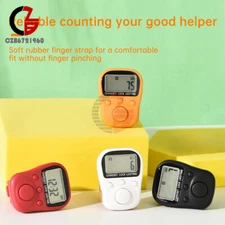 LED Digital Electronic Tally Counter counting time display backlit Rechargeable
