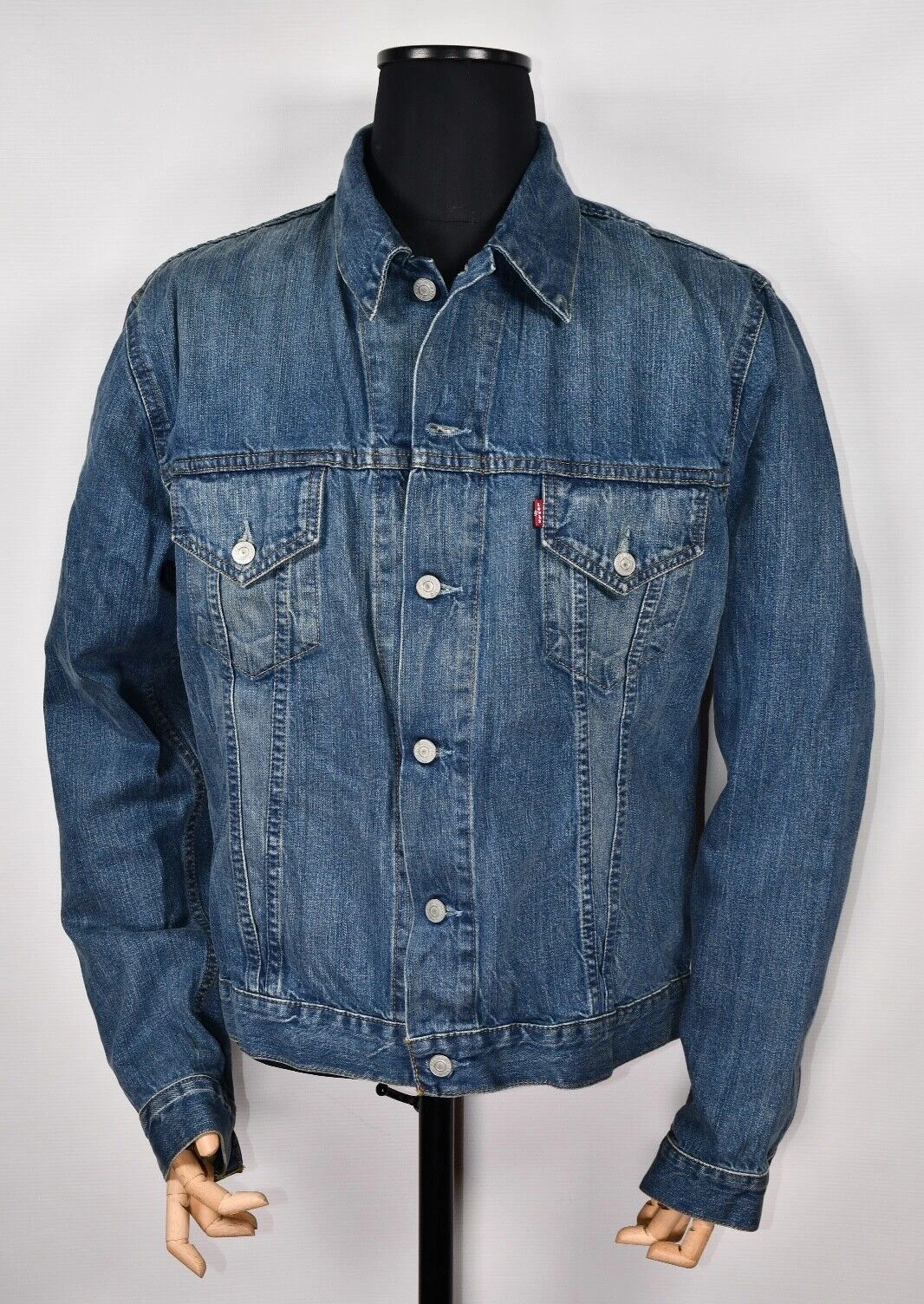 VTG Levi's 72530 Denim Blue Jacket Trucker Men's size XL