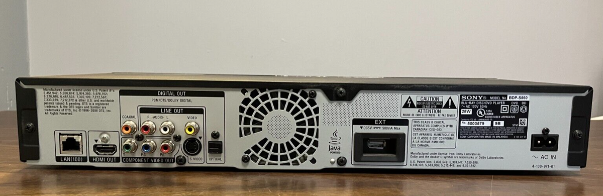 Sony BDP-S560 Blu-Ray Player | eBay